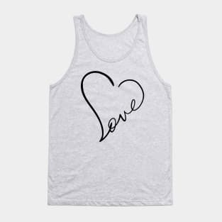 Love sign Tank Top